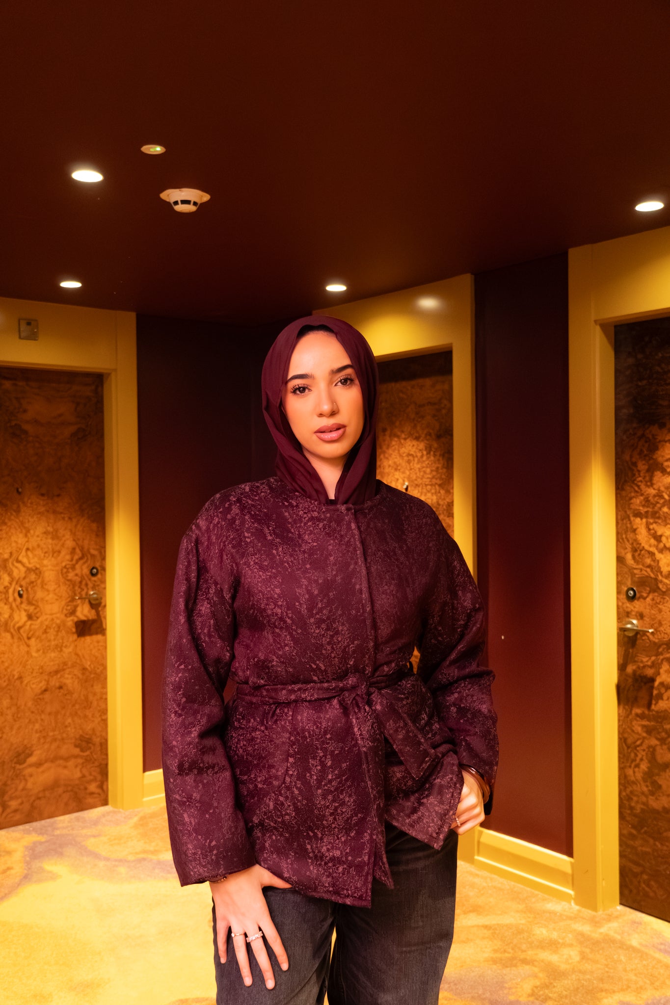 Zahra wrap jacket