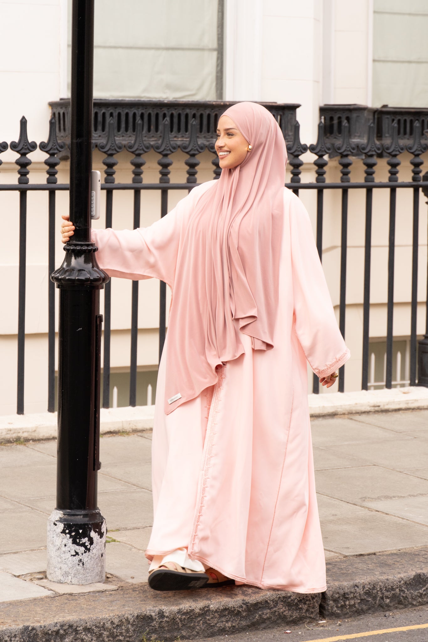 Blush Abaya