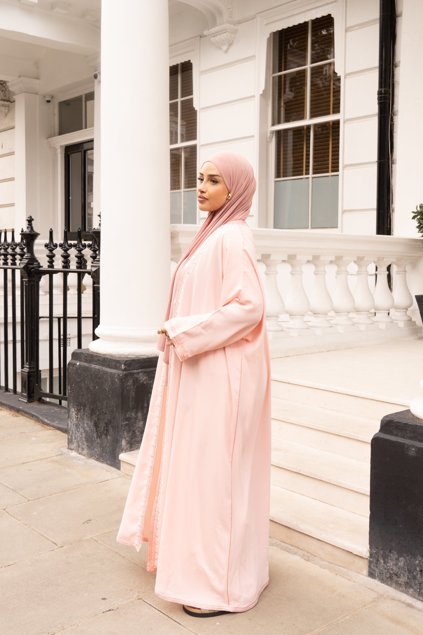 Blush Abaya