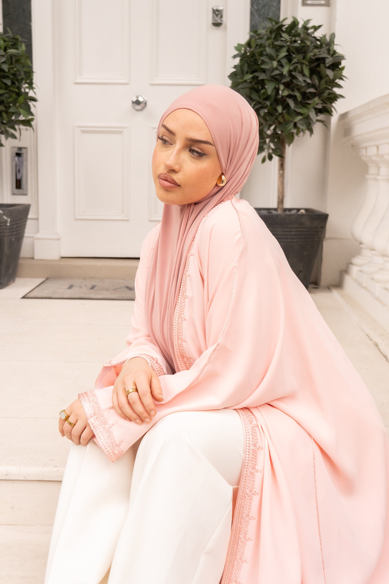 Blush Abaya