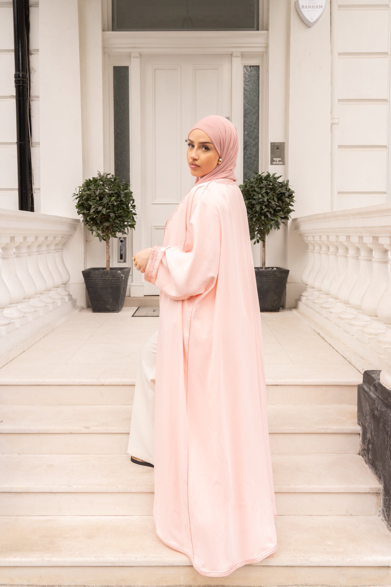 Blush Abaya