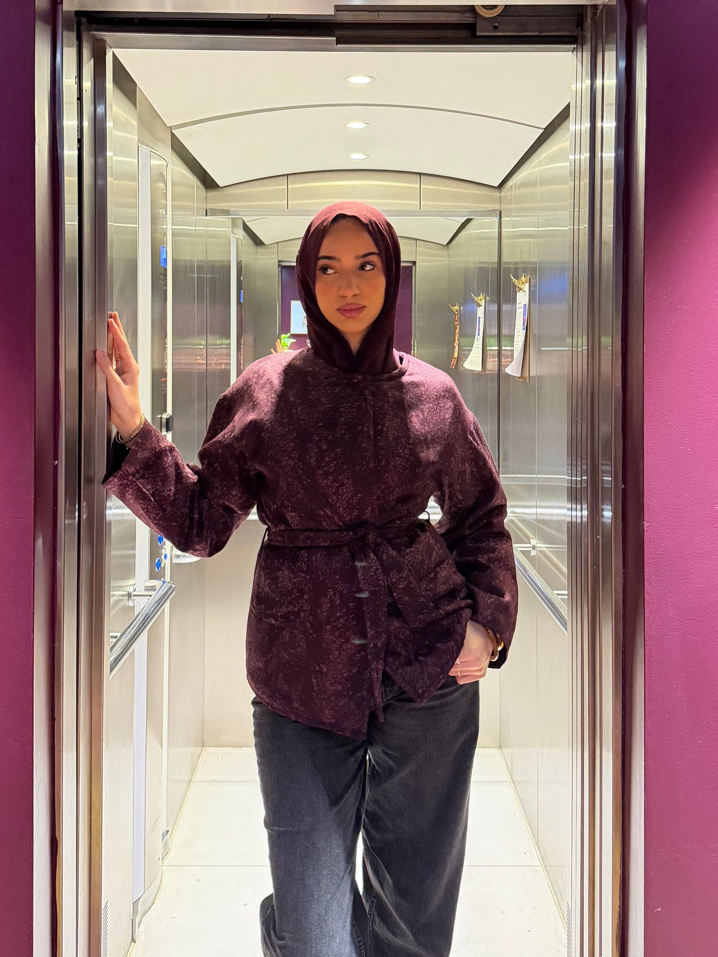 Zahra wrap jacket